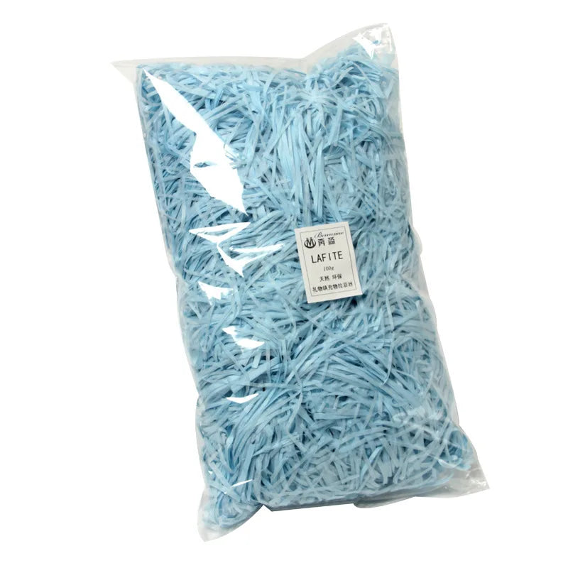 20/50g Multicolored Shredded Crinkle Paper Strands Shredded Crinkle Confetti DIY Gift Box Filling Party Wedding Christmas Decor