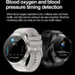 2025 New Nursing Grade Smart Watch Blood oxygen Blood Lipid Uric Acid ECG+PPG Body Temperature Bluetooth Call Health Smartwatch