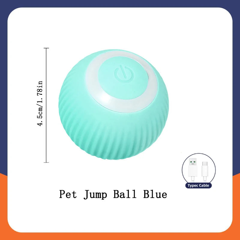 Smart Dog / Cat Toy Ball Electronic Interactive Pet Toy Moving Ball USB Automatic Moving Bouncing for Puppy Birthday Gift Cat Products