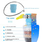 6-Layer Kitchen Tap Water Filter - Coconut Charcoal Purifier for Clean Drinking Water!