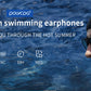 POLVCDG bone conduction swimming earphones IPX8 waterproof 32GB memory Bluetooth 5.4 silicone material 2025 new product x16