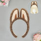Cute Plush Antler Headband Fashion Cosplay Deer Ear Head Hoop Lolita Hair Bands Holiday Party Christmas Women Hair Accessories