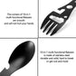 Outdoor Fork Spoon Versatile Outdoor Camping Tool Lightweight Fork Spoon Bottle Opener for Survival Tactical Utility for Easy
