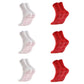 1/6Pairs Tourmaline Slimming Health Sock Winter Elastic Thermal Self-Heating Sock Health Care Socks Short Sock Magnetic Therapy