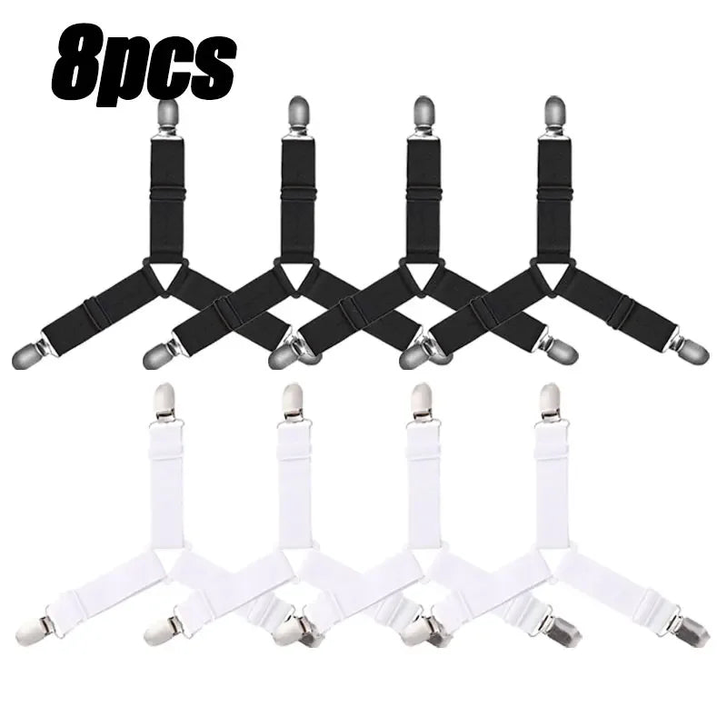 Adjustable Bed Sheet Clips Set – Keep Sheets Tight & Secure