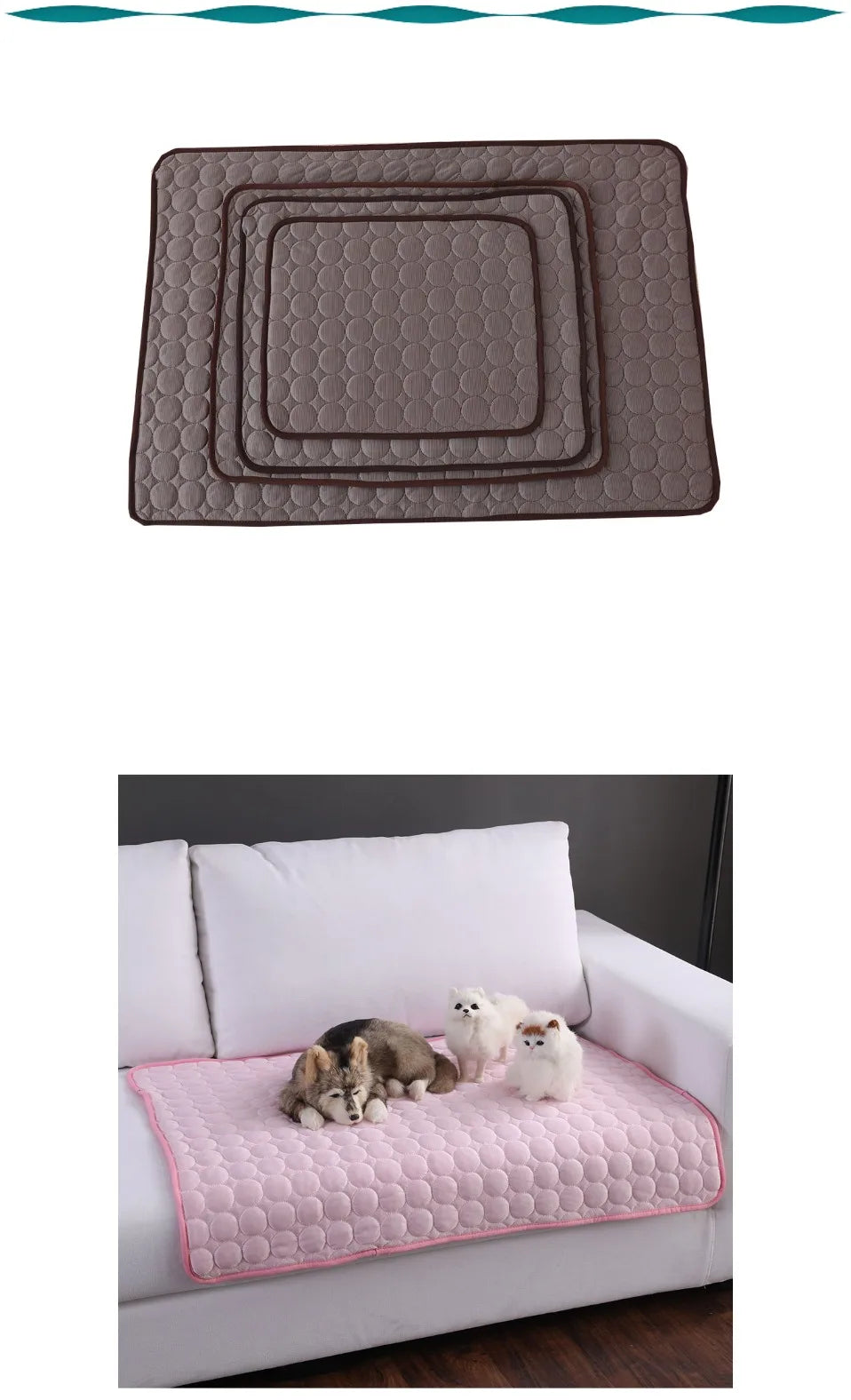 Extra Large Dog Cooling Mat for Summer – Durable Pet Ice Pad