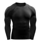 Compression Long Sleeve T Shirt Men Elastic Training T-shirt Gym Fitness Workout Tights Sport Jersey Athletic Running Shirt Men