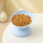 Popular pet cats and dogs feeding water bowls, high feet inclined mouth bowls, scientific design of pet supplies