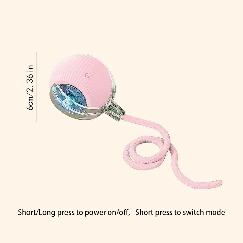 Smart Cat Toys: Automatic Rolling Interactive Ball (USB Rechargeabe