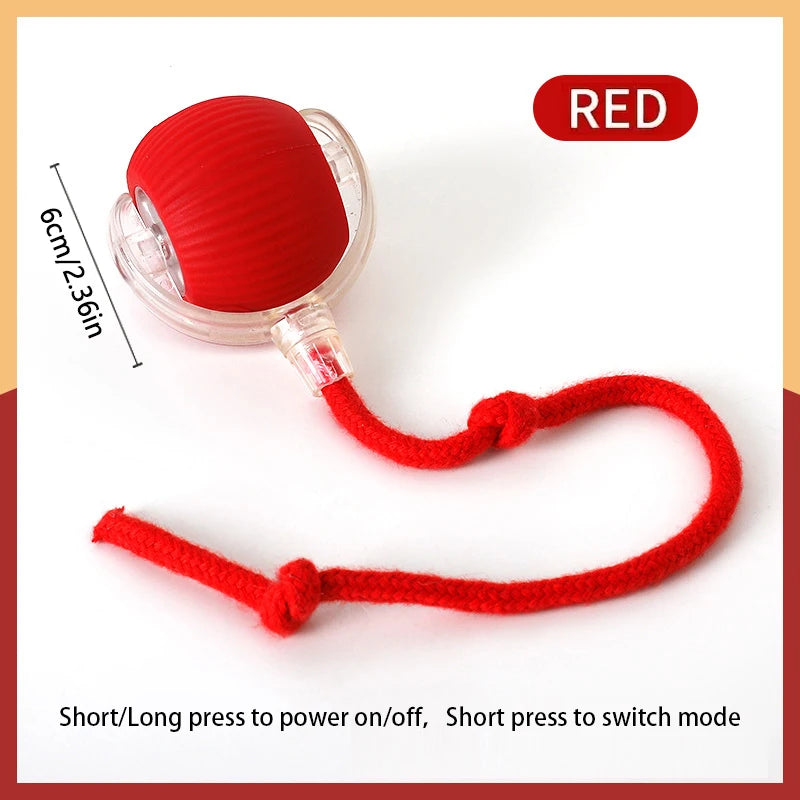 Smart Cat Toys: Automatic Rolling Interactive Ball (USB Rechargeabe