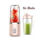 Portable Handheld USB Personal Mini Juicer Cup with Single Or Double Cups for Travel Blender for Water Bottles