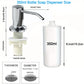 Stainless steel kitchen sink liquid soap dispenser (350ML / 500ML) — pump mount, hand-press design. 🧼