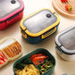 1200ML 2-Layer Bento Lunch Box (Leakproof) – Spoon & Fork Included