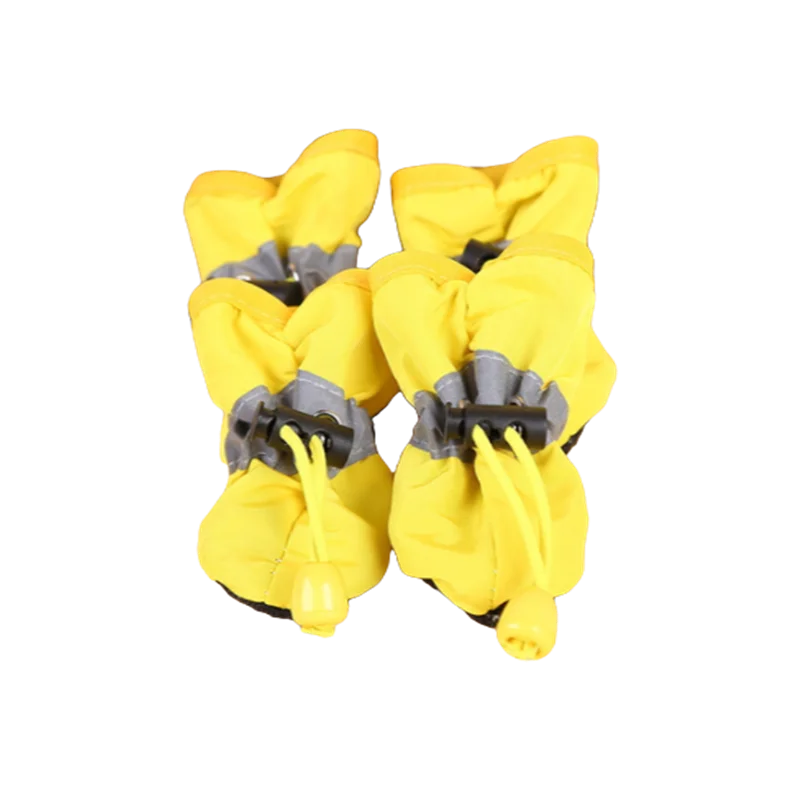 4-Pack Waterproof Anti-Slip Pet Dog Shoes for Small Pets