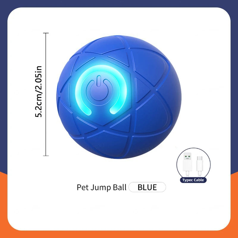 Smart Dog / Cat Toy Ball Electronic Interactive Pet Toy Moving Ball USB Automatic Moving Bouncing for Puppy Birthday Gift Cat Products