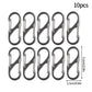5PCS Tactical S Type Carabiner Camping Equipment Anti-Theft Aluminium Alloy Carabiner Mini Keychain Hook Hiking Backpack Buckle