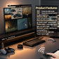 GB LED Monitor Light Bar: Dimmable Atmosphere Lamp for Work & Gaming
