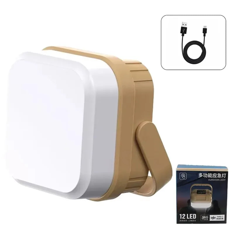 10W 1800MAH COB+LED Camping Lantern USB Rechargeable High Power Portable Tents Lamp Outdoor Hiking Night Fishing Hanging Lamp