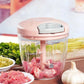 500/900ML Manual Meat Mincer & Garlic Chopper – Kitchen Vegetable Cutter