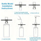 Stainless steel kitchen sink liquid soap dispenser (350ML / 500ML) — pump mount, hand-press design. 🧼
