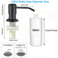 Stainless steel kitchen sink liquid soap dispenser (350ML / 500ML) — pump mount, hand-press design. 🧼