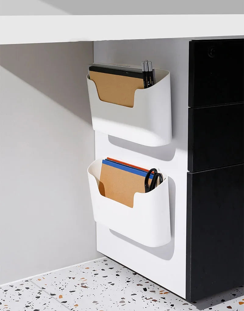 Kitchen Wall-Mounted Adhesive Storage Rack