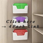 Kitchen Wall-Mounted Adhesive Storage Rack
