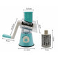 3-in-1 Manual Vegetable Slicer & Shredder – Perfect for Grating Cheese, Nuts & More!