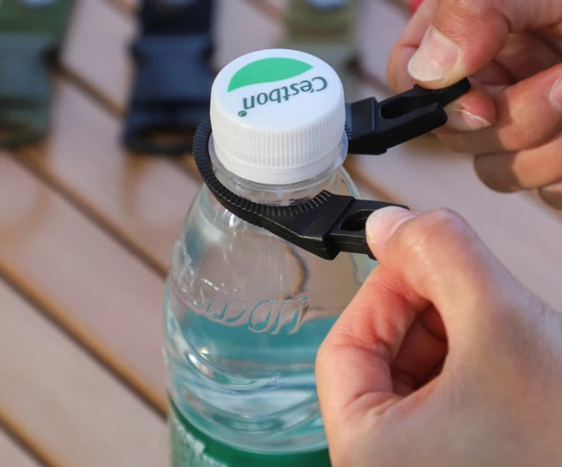 Webbing Buckle Hook Water Bottle Holder Clip Outdoor Nylon EDC Climb Carabiner Belt Backpack Hanger Camp Carabiner Belt Clip