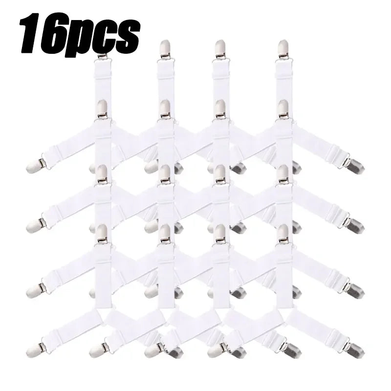Adjustable Bed Sheet Clips Set – Keep Sheets Tight & Secure