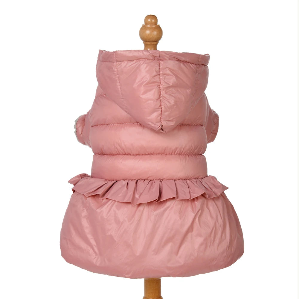 Autumn Winter Pet Dog Coat For Small Medium Dog Cat Warm Fleece Clothing Puppy Windproof Solid Jacket Chihuahua Bulldog Costume