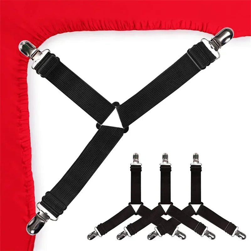 Adjustable Bed Sheet Clips Set – Keep Sheets Tight & Secure