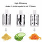 3-in-1 Manual Vegetable Slicer & Shredder – Perfect for Grating Cheese, Nuts & More!