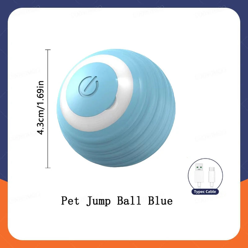 Smart Dog / Cat Toy Ball Electronic Interactive Pet Toy Moving Ball USB Automatic Moving Bouncing for Puppy Birthday Gift Cat Products