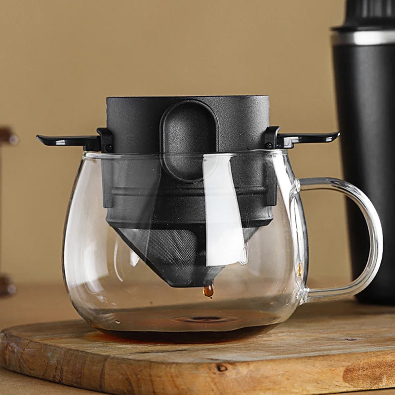 304 Stainless Steel Portable Coffee & Tea Dripper Set