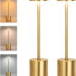 USB Rechargeable Classic Table Lamp: Touch Control & 3 Colors