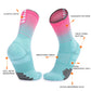 WRELS Socks Athletic Cushion Moisture Wicking Sports Socks Thickening Towel Bottom Sweat Absorbing Shock-absorbing Running Socks