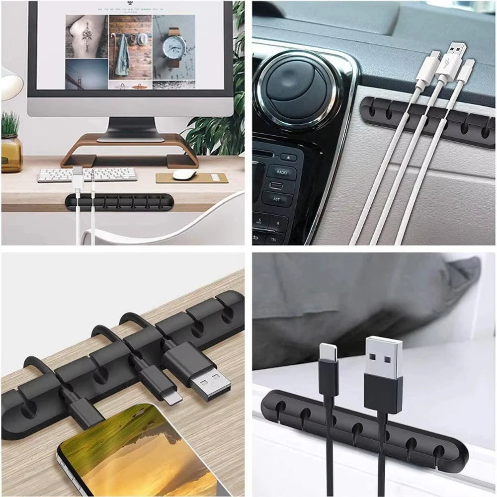 Silicone USB Cable Cord Wire Organizer