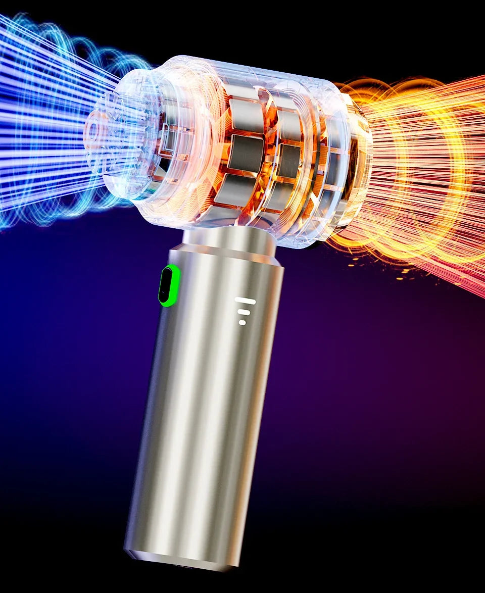 Cordless car vacuum - strong suction, portable, handheld. Perfect for quick clean-ups in your car! 🚗