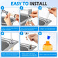 Stainless steel kitchen sink liquid soap dispenser (350ML / 500ML) — pump mount, hand-press design. 🧼