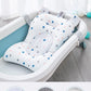 Baby Bath Support Pad Foldable Floating Seat Adjustable Newborn Bathing Cushion Infant Safety Net Hammock