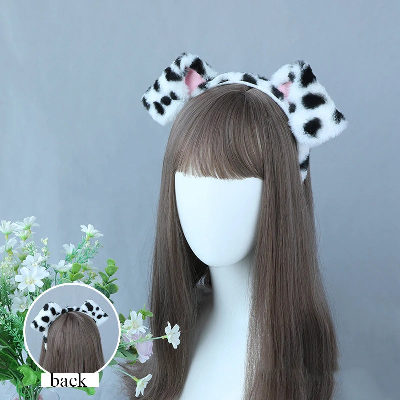 Cute Plush Antler Headband Fashion Cosplay Deer Ear Head Hoop Lolita Hair Bands Holiday Party Christmas Women Hair Accessories