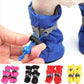 4-Pack Waterproof Anti-Slip Pet Dog Shoes for Small Pets