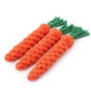 Durable Carrot Dog Chew Toy - Safe Cotton Rope for Molar Cleaning!