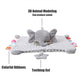 1pcs Baby Security Soothing Doll Towel with Teether Rattles Soft Blanket Snuggle Toy Stuffed Animal for Babies Newborns Gift