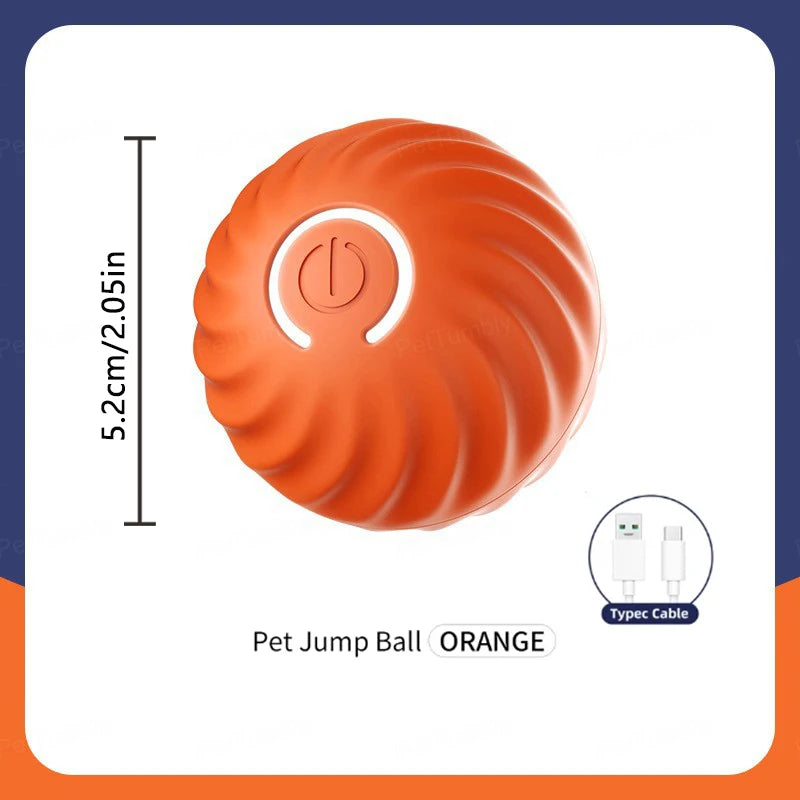 Smart Dog / Cat Toy Ball Electronic Interactive Pet Toy Moving Ball USB Automatic Moving Bouncing for Puppy Birthday Gift Cat Products