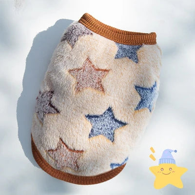 Cute Dog / Cat Clothes Winter Vest For Small Dogs Cats Warm Pets Sweater Soft Flannel Puppy Puffer Jacket Dog Accessories Supplies Xxs