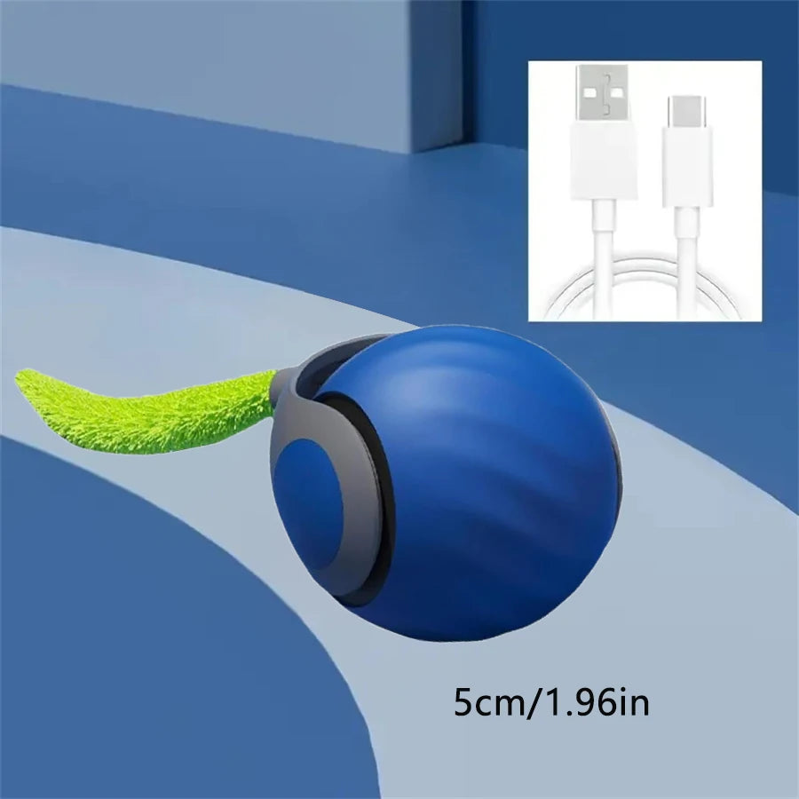Smart Cat Toys: Automatic Rolling Interactive Ball (USB Rechargeabe