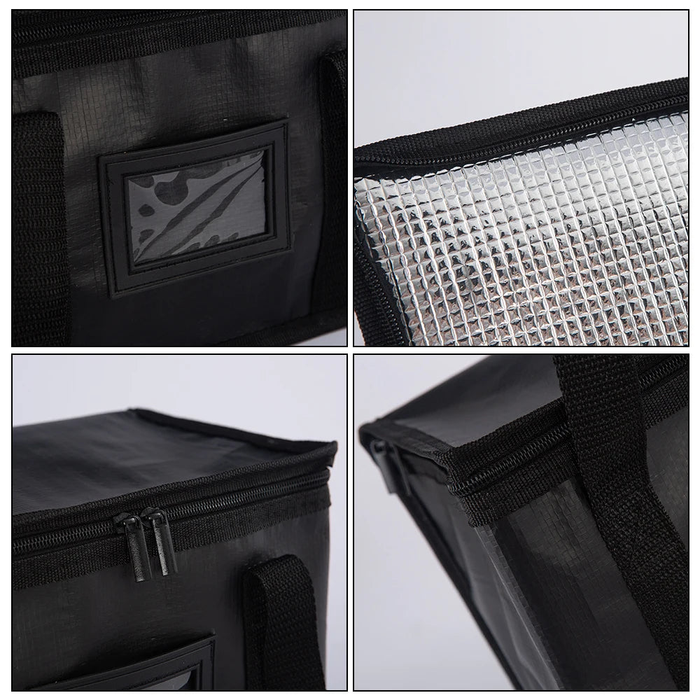 Insulated Thermal Cooler Bag Drink Storage Large Chilled Bags Cool Lunch Foods Lunch Box Zip Picnic Tin Foil Food panier repas