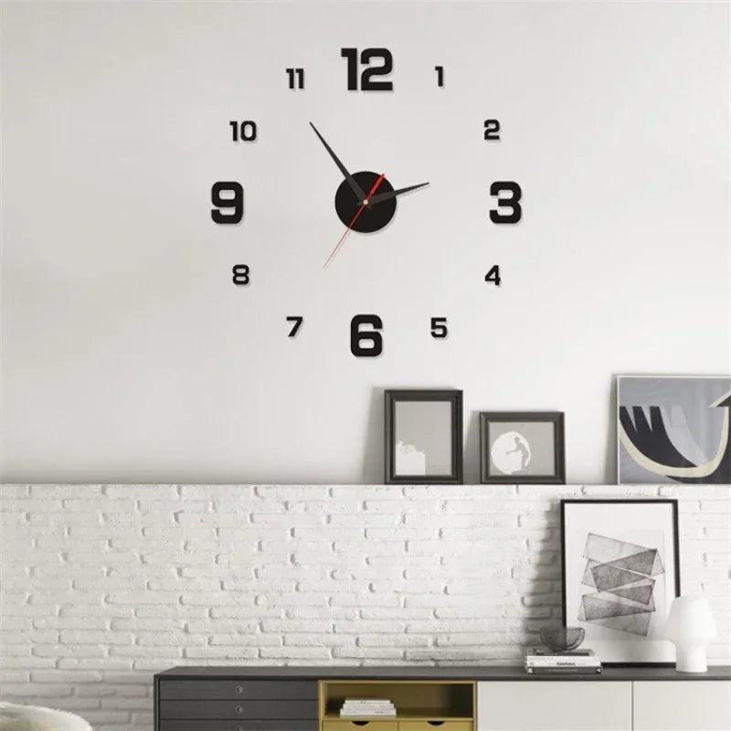 Transform Your Space: 3D Luminous Frameless DIY Wall Clock